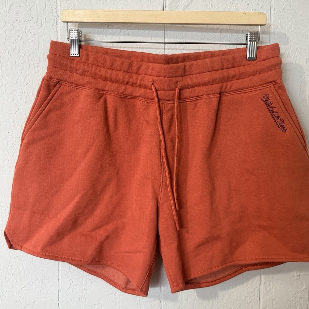 New Mitchell & Ness Womens Branded Essentials‎ Shorts Retail 50 Size Large